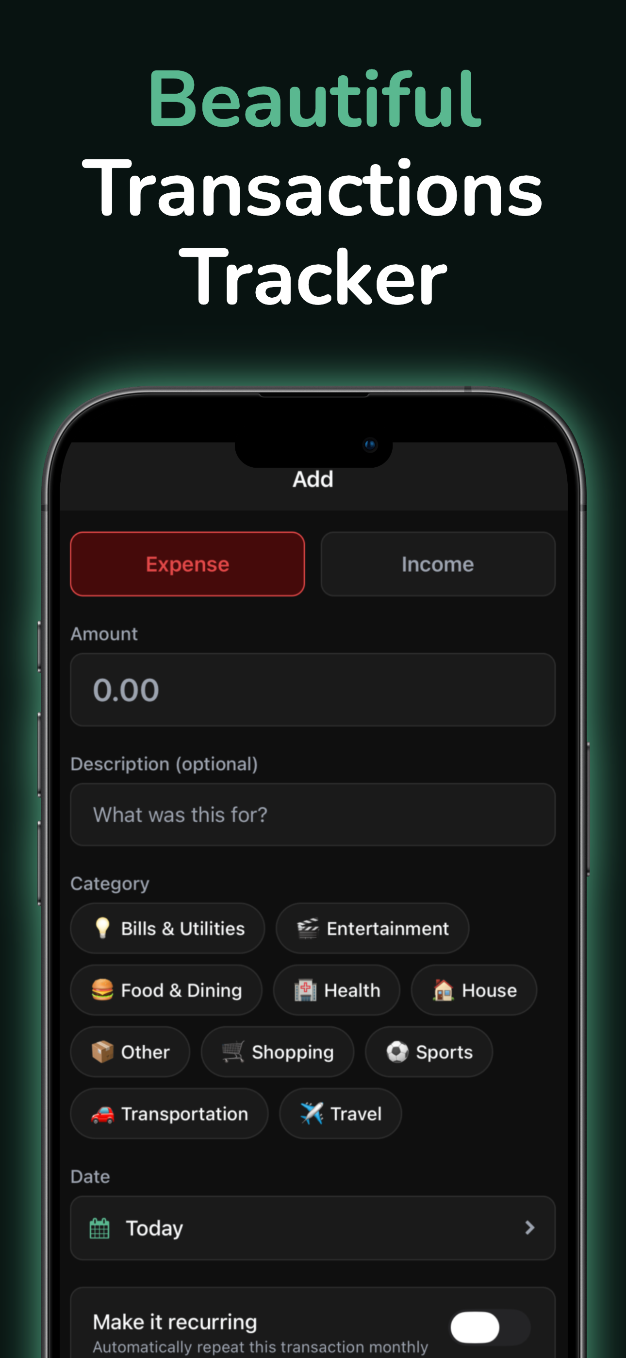 Kash – Personal Finance
