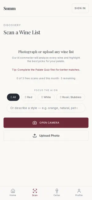 Somm. Your Personal Sommelier. screenshot 3