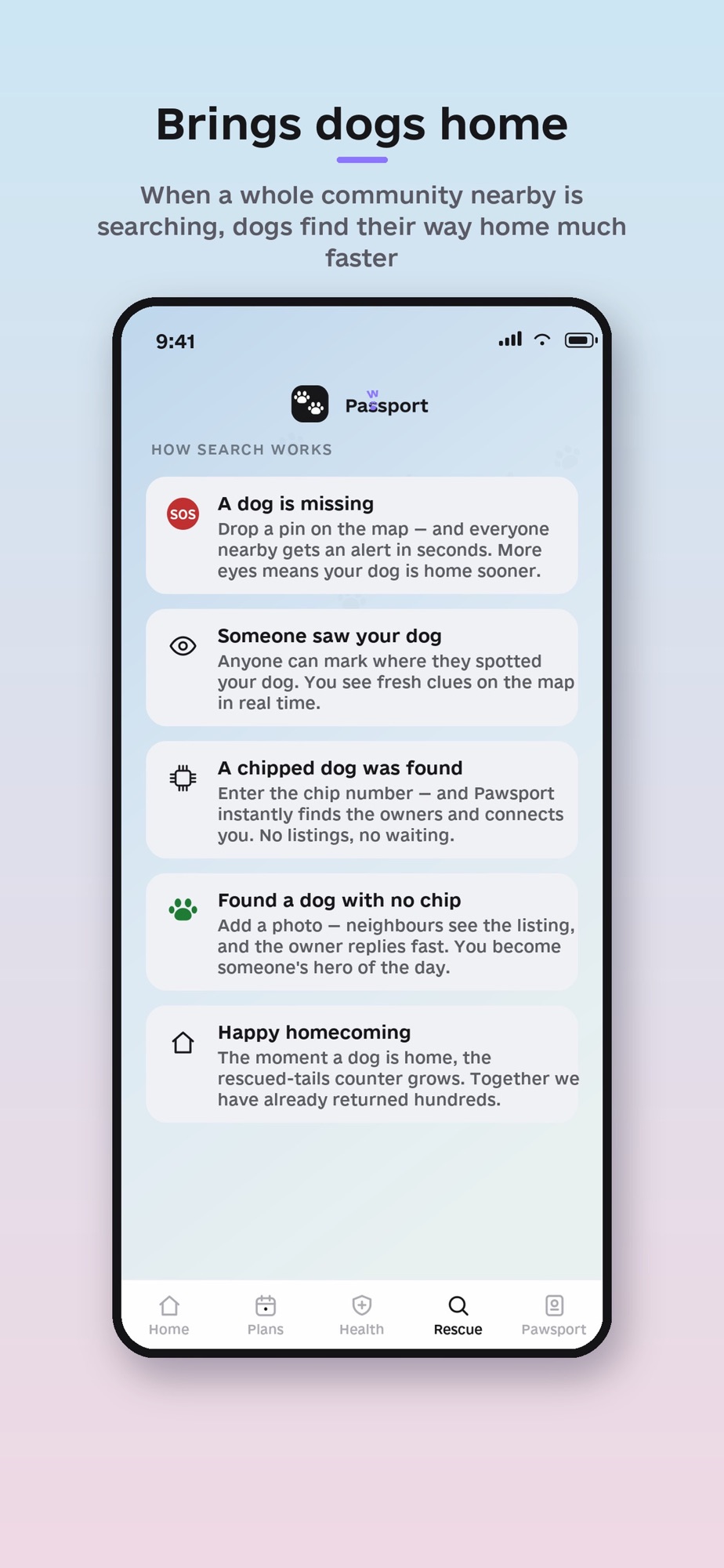 Pawsport: Dog Care & ID screenshot 8