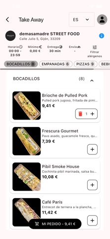 Demasamadre Street Food screenshot
