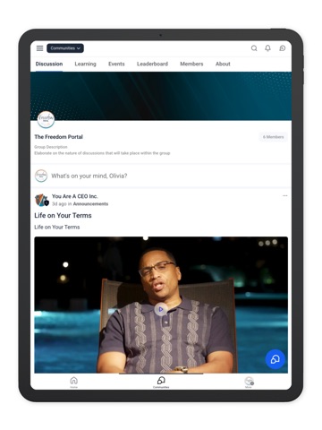 The Freedom Portal iPad screenshot