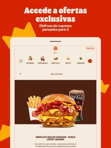 Burger King España iPad screenshot 2