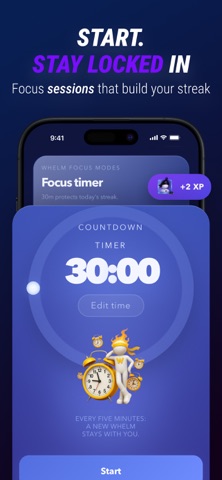 Whelm: Focus & Accountability screenshot