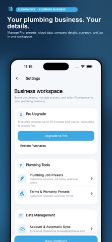 FlowInvoice: Invoice & Quotes Screenshot 4 of 8