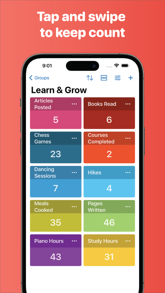 #1. Tap Counter - Count Me (iOS) Oleh: Marius Caciulescu
