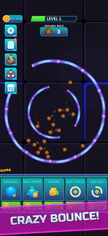 Bitcoin Ball Spinner iPhone screenshot