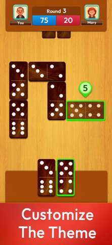 Arcadia Dominoes for Seniors iPhone screenshot