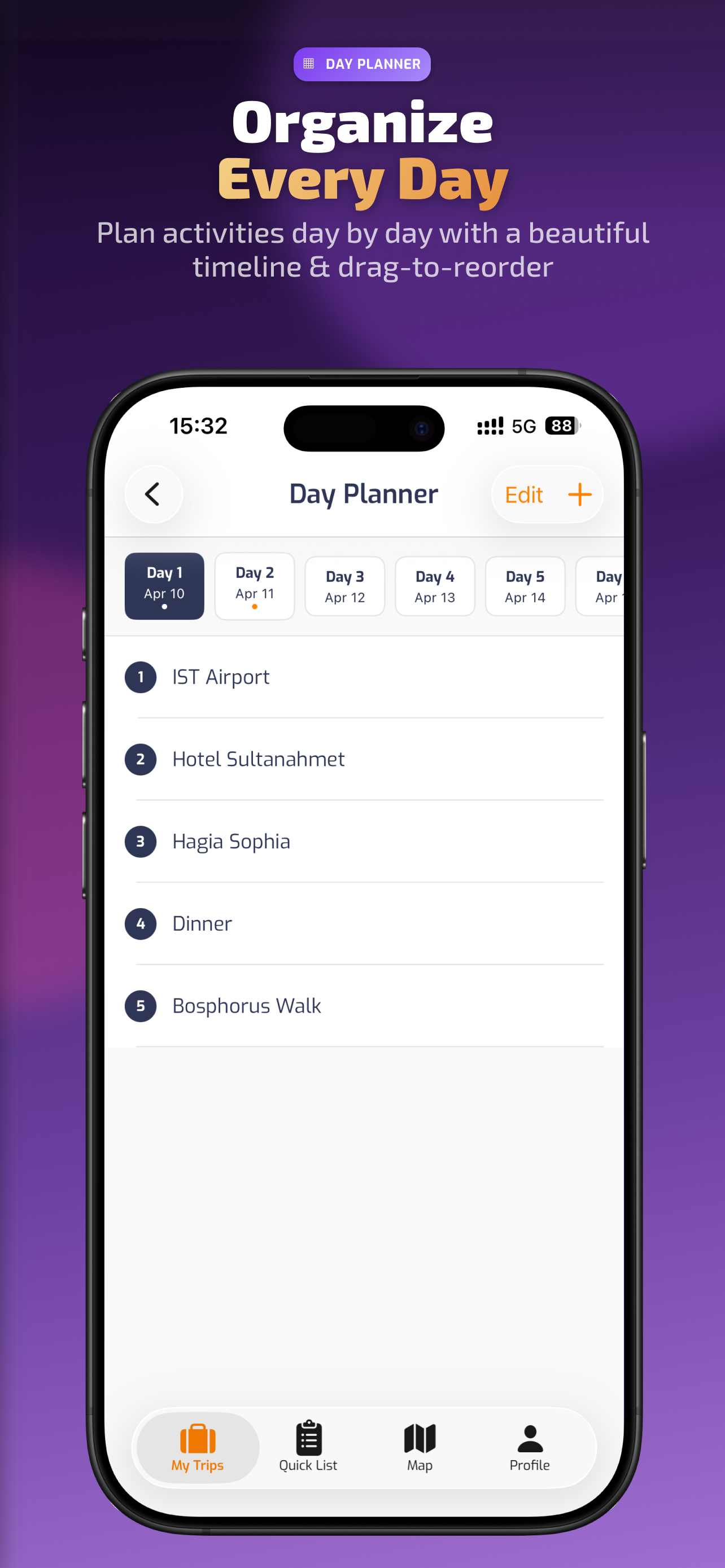 Packrist: Travel Planner