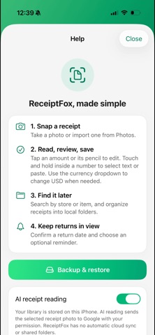 ReceiptFox Screenshot 5 of 5