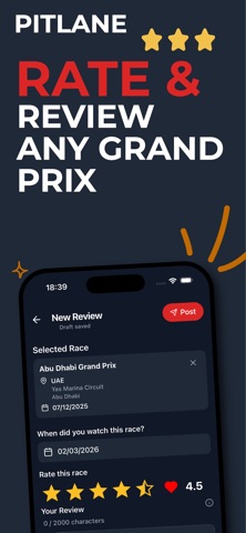 Pitlane iPhone screenshot