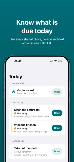 Shared Chores Planner screenshot 1