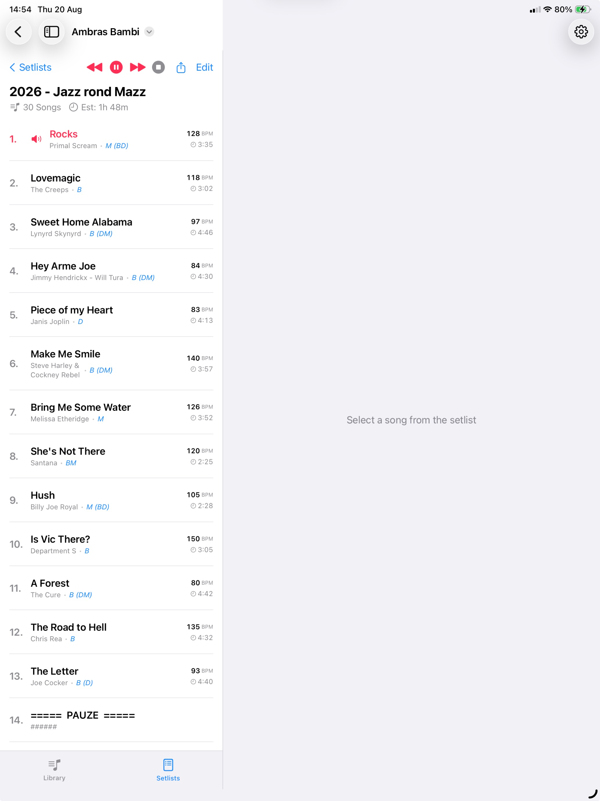 LeadSheets: Chords & Setlists screenshot 16