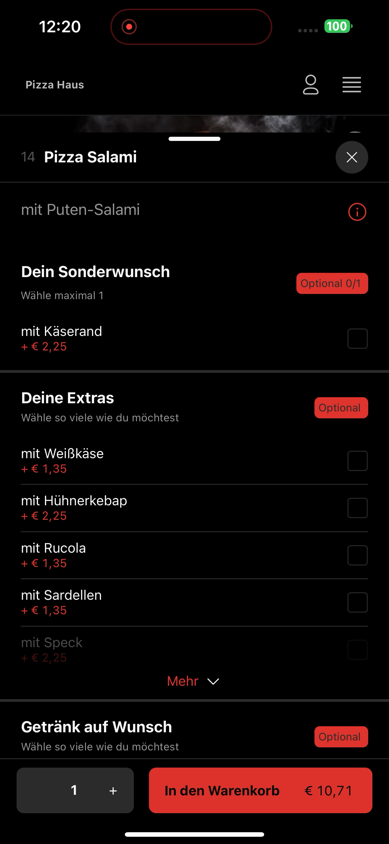 Pizza Haus AT screenshot 8
