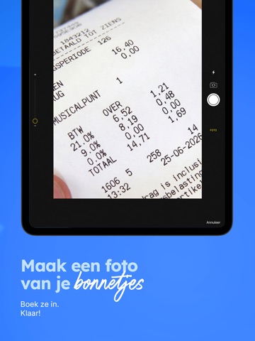 SnelStart Boekhouden iPad screenshot