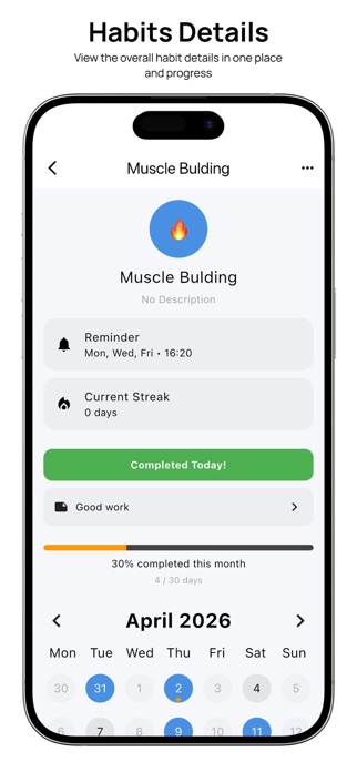 DailyHabits – Routine Tracker Screenshot 3 of 6