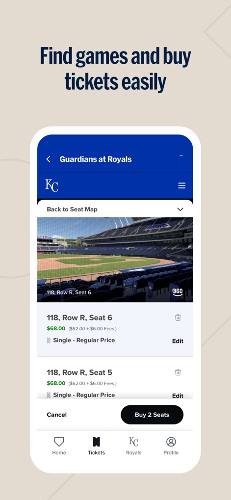 MLB Ballpark - Purchase Tickets