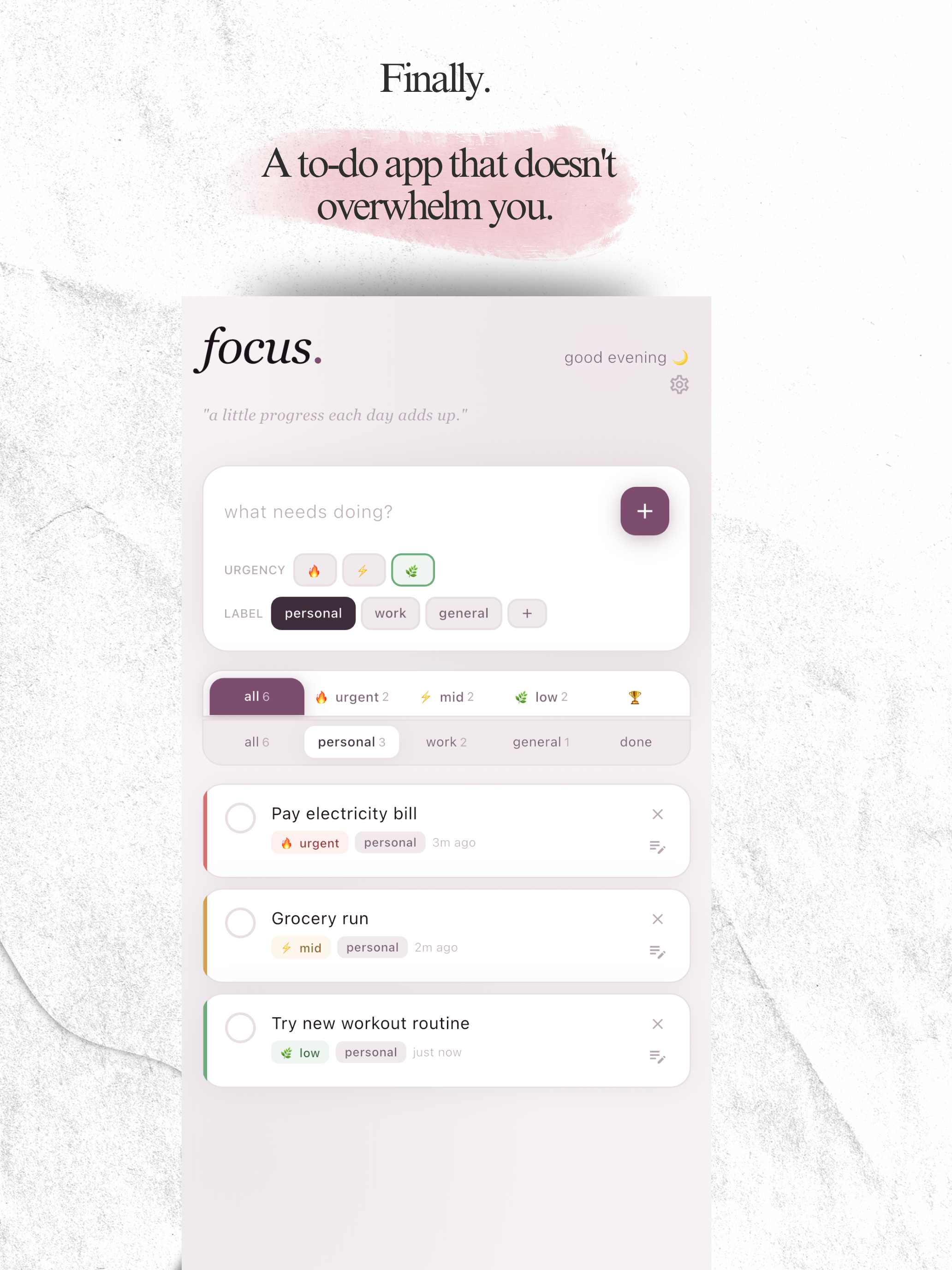 Focus. To Do screenshot 5