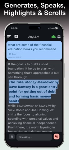 AnyLLM:Local&Cloud,ClearSpeech screenshot