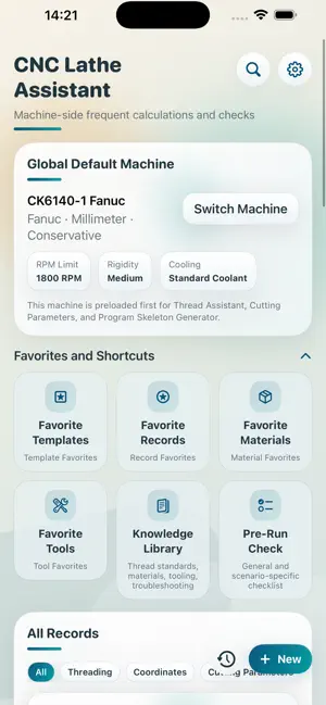 CNC Lathe Assistant screenshot 3