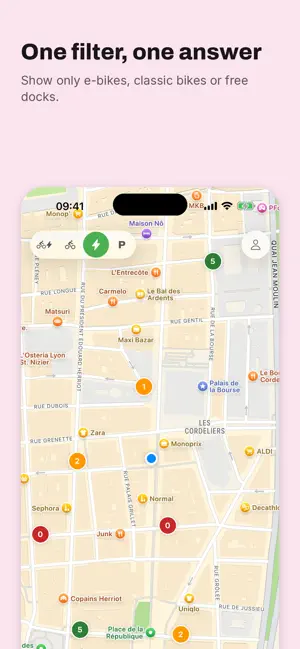 Lové - Lyon Bike Share screenshot 3