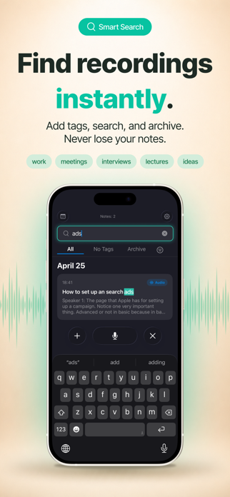 Talkzo - Voice to Text Notes Screenshot 8 of 10