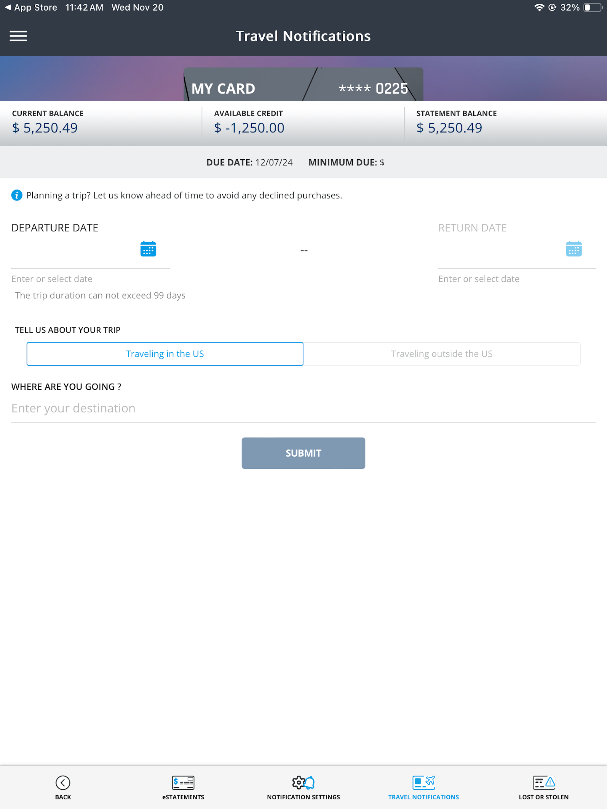 Financial First Card Manager