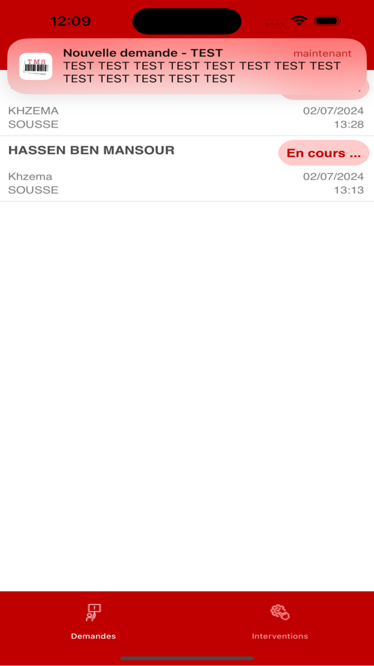 #2. TMS INTERVENTIONS (iOS) Bởi: HASSEN BEN MANSOUR