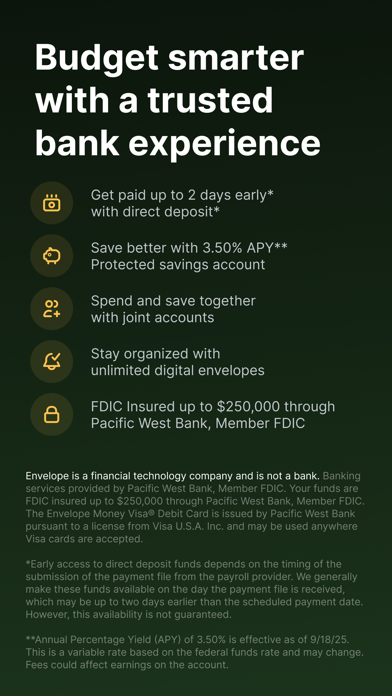 Envelope: Budgeting & Banking iPhone screenshot 5 - Finance app