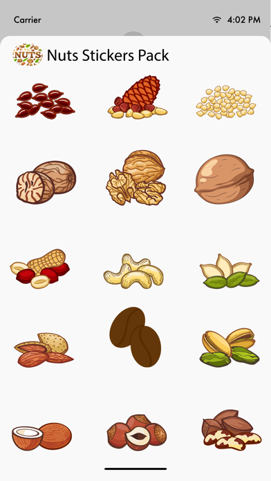 Screenshot #2 pour Nuts Stickers Pack