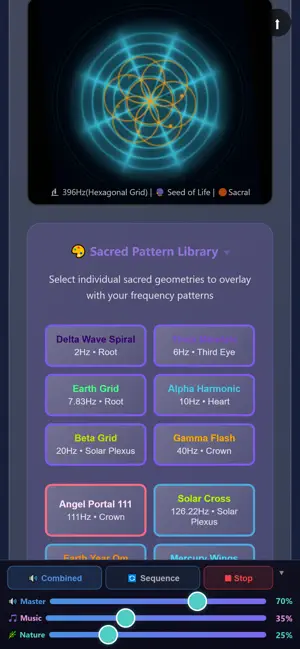 SonaVibe Sound Healing & Tones screenshot 2