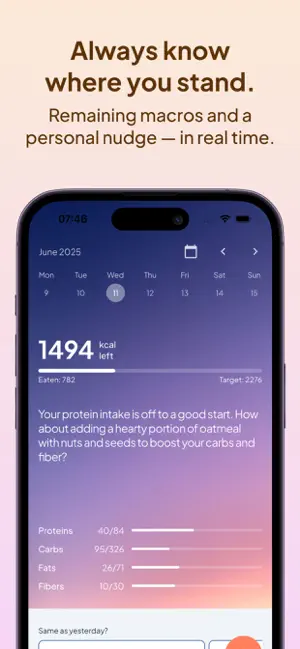 AI Calorie Tracker – Nutrinova screenshot 4