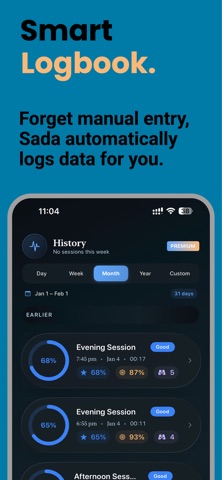Sada - Smart Breathing Tracker screenshot