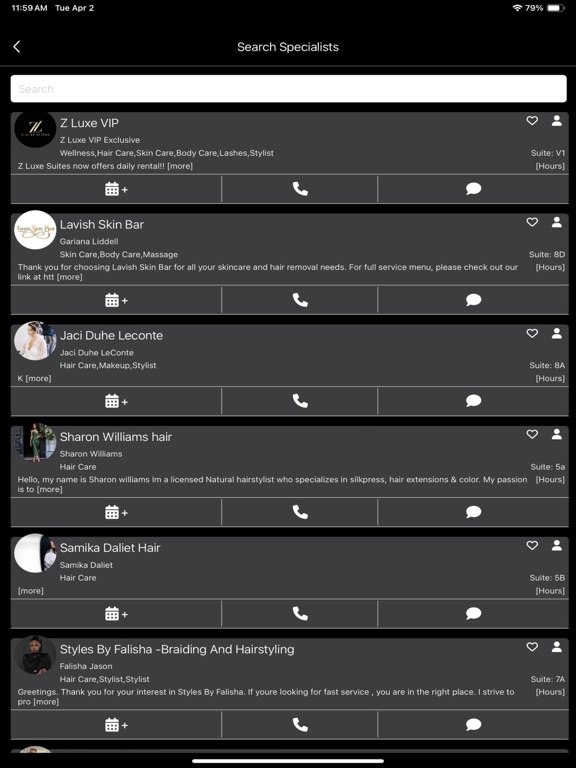 Z Luxe Suites iPad screenshot 6 - Lifestyle app