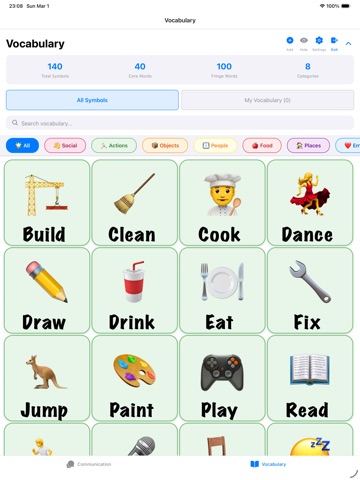 ExpressMe Communicator iPad screenshot