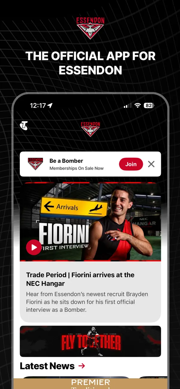 Screenshot #1 pour Essendon Official App