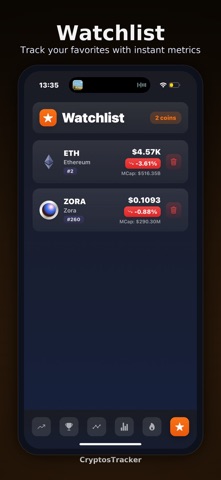 Cryptos Tracker Screenshot 5 of 6
