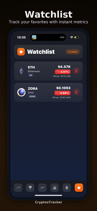 Cryptos Tracker Screenshot 5 of 6