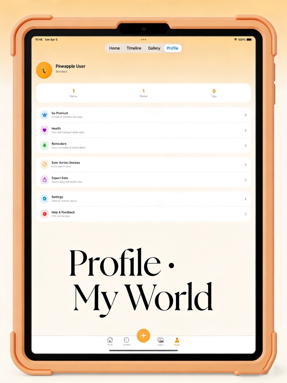 iPad screenshot