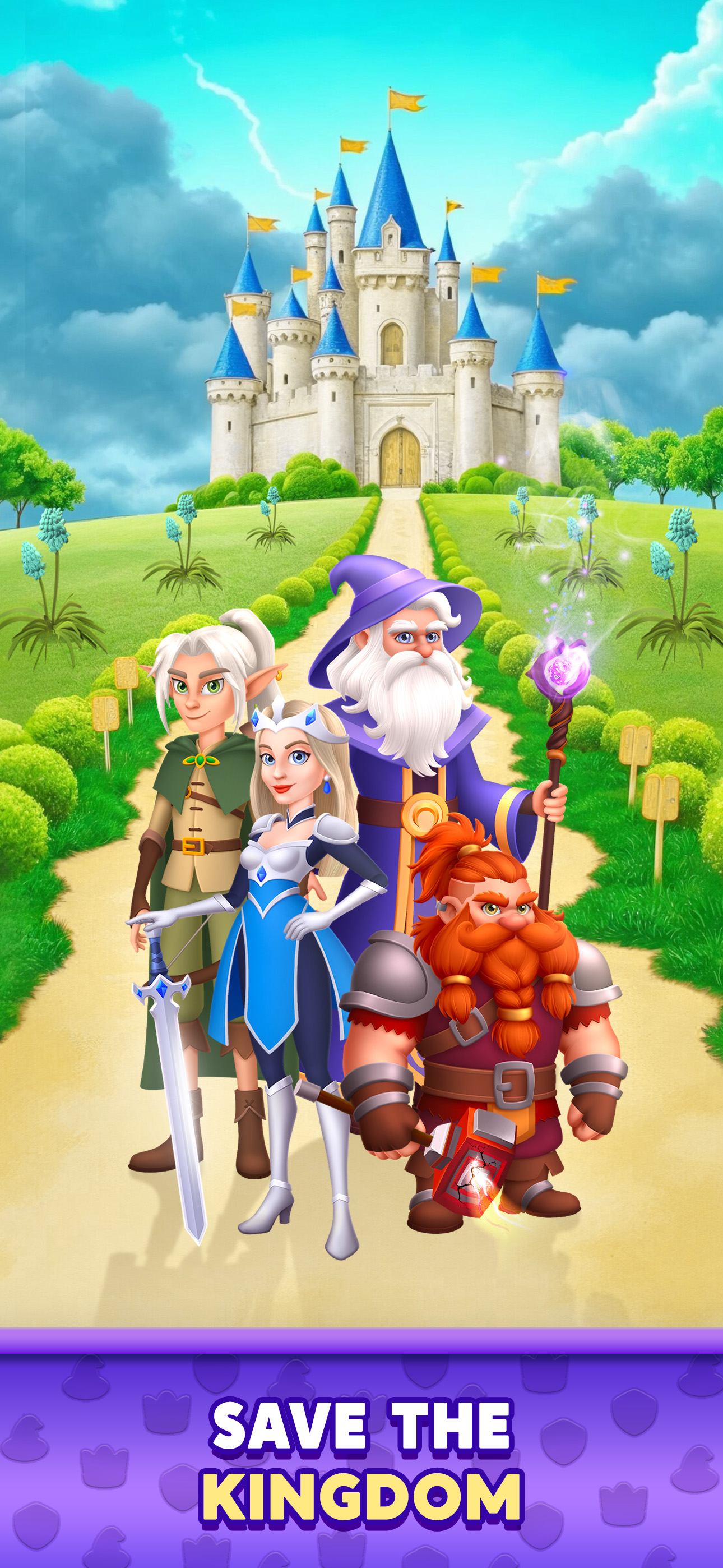 Rune Puzzle: Match & Blast