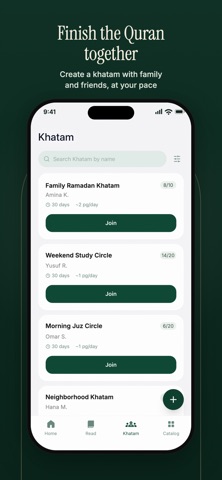 Qurany – Al-Quran & Khatam iPhone screenshot 3