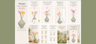 Heylys - flower arranging iPhone screenshot