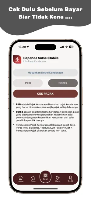 Bapenda Sulsel Mobile iPhone screenshot 6