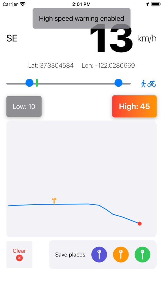 #3. Speedometer and Trails (iOS) 由: Chalil Ramachandran Abhijith