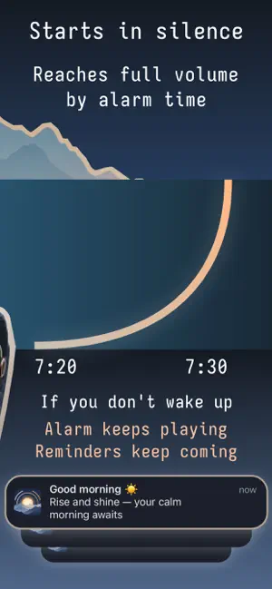 PureWake - Calm Alarm Clock screenshot 2