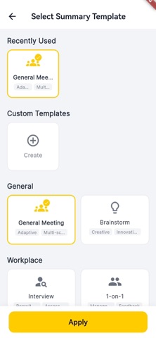 App screenshot