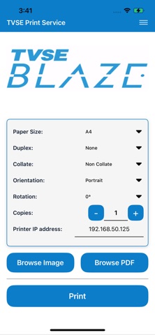 TVSE Printer Screenshot 2 of 5