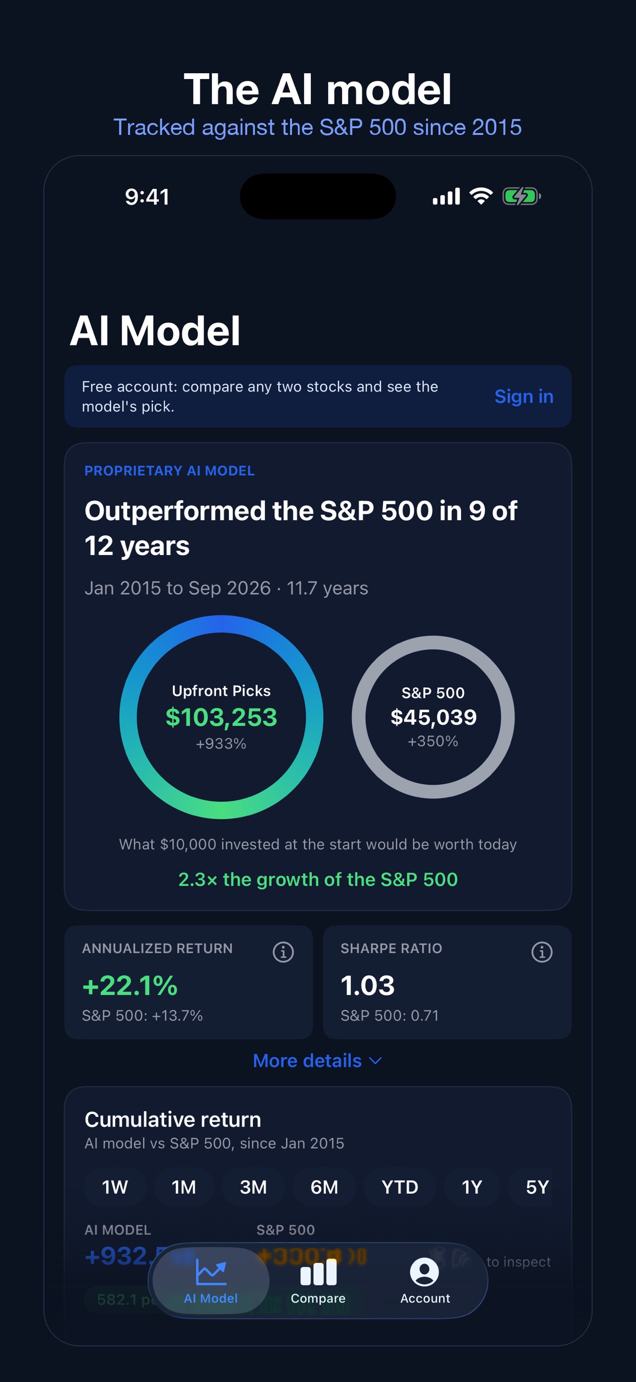 Screenshot 1 of Upfront Investment