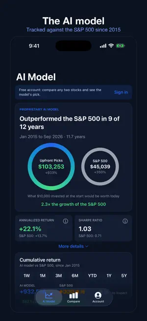 Upfront Investment screenshot 1