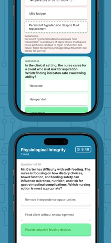 NCLEX Exam Prep 2026 iPhone screenshot