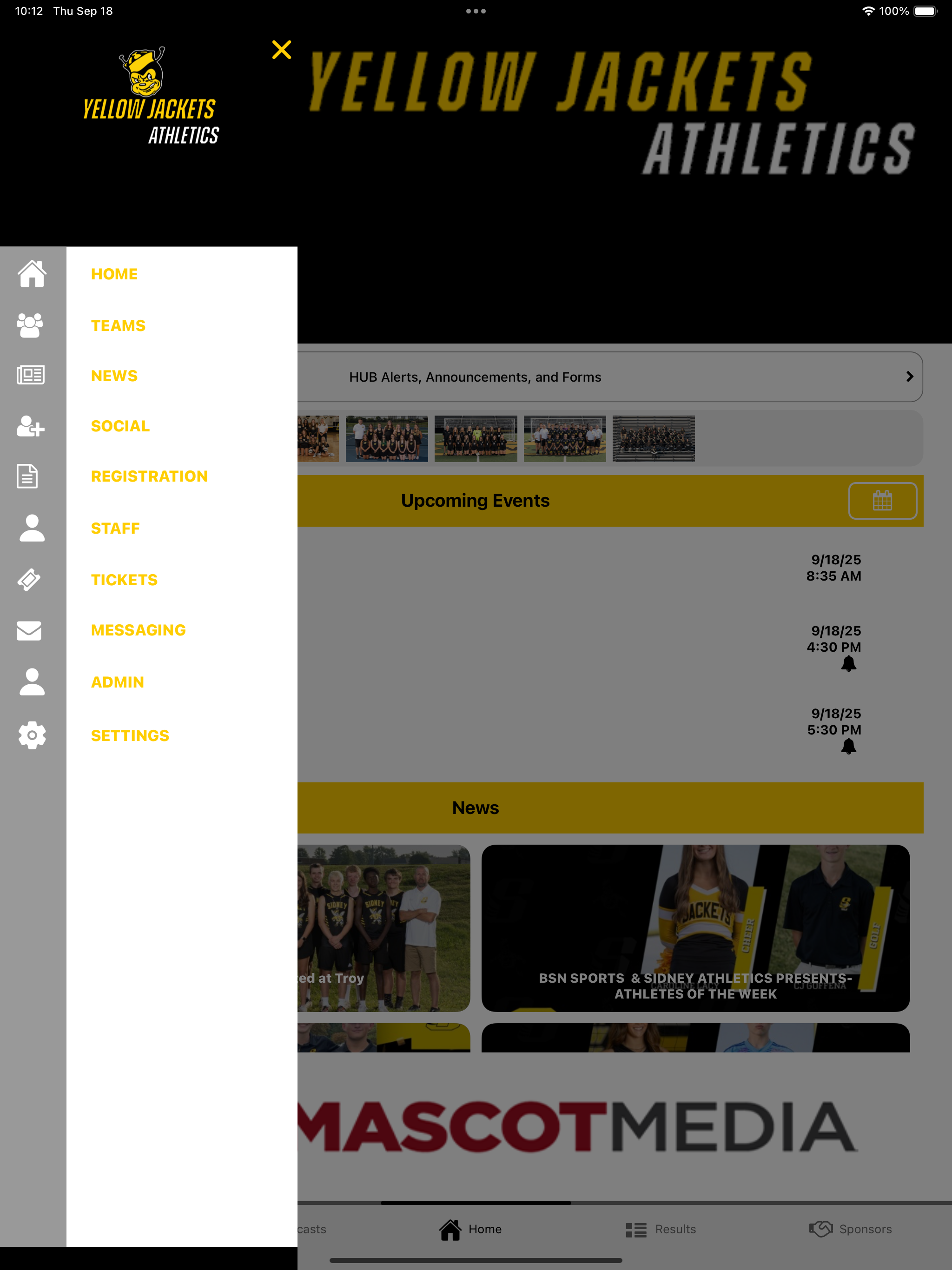 Sidney Yellowjackets Athletics